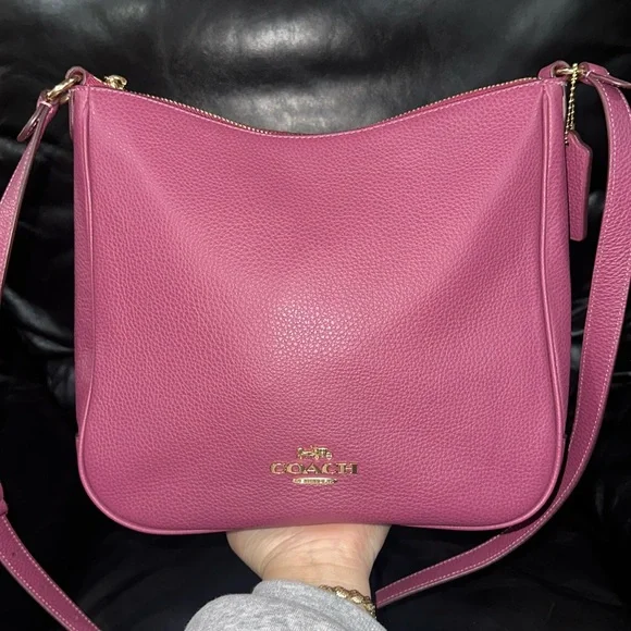 🔥🔥🔥Coach Ellie File Leather Crossbody Bag